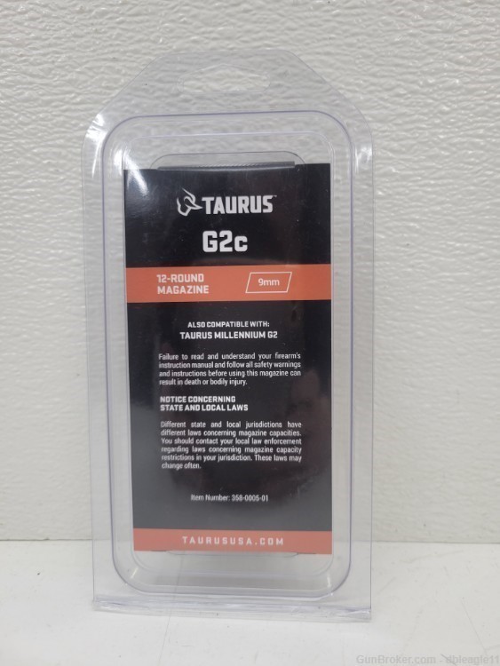 Taurus G2C & G3C Magazine 9mm 12 Rd-img-1