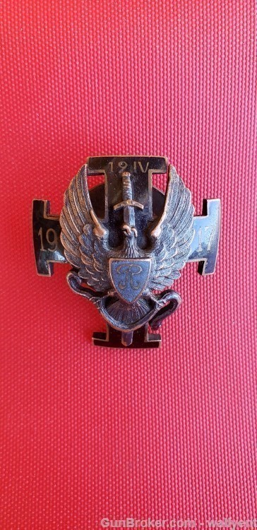 Estonia Commemorative Badge 1917 of  1st Hussar Regiment (Ratsarugemendii) -img-10