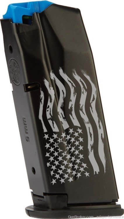 Smith & Wesson OEM 10 Round Magazine for CSX, USA Flag Distressed-img-1