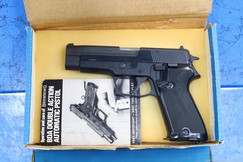 HARD TO FIND SIG SAUER P220 38 SUPER (BROWNING CONTRACT) W/BOX MFG 1977 -img-52