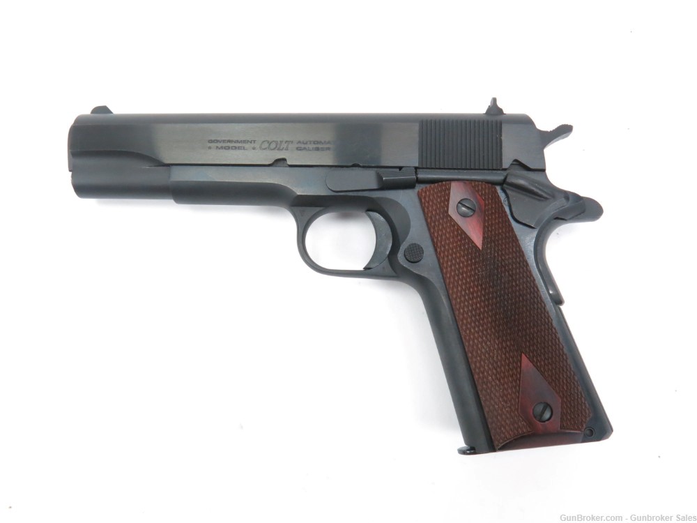 Colt Government .45 5" Series 70 Semi-Auto Pistol w/ Magazine & Hard Case-img-0