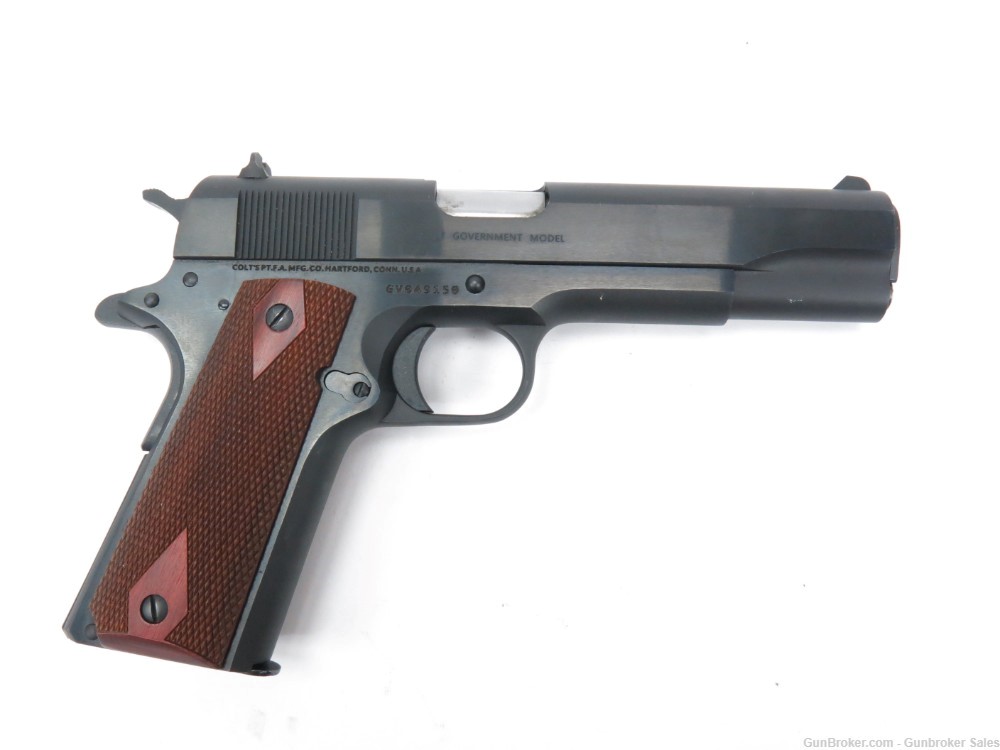 Colt Government .45 5" Series 70 Semi-Auto Pistol w/ Magazine & Hard Case-img-12