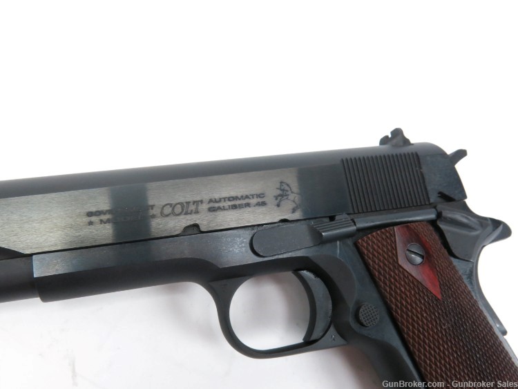 Colt Government .45 5" Series 70 Semi-Auto Pistol w/ Magazine & Hard Case-img-3