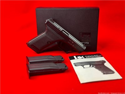1989 Heckler and Koch P7M13 Semi-Auto Pistol! Made in West Germany!  