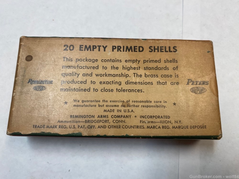 32-40 Win. Remington Primed Brass 40 pieces NOS one still SEALED! + 11more-img-4