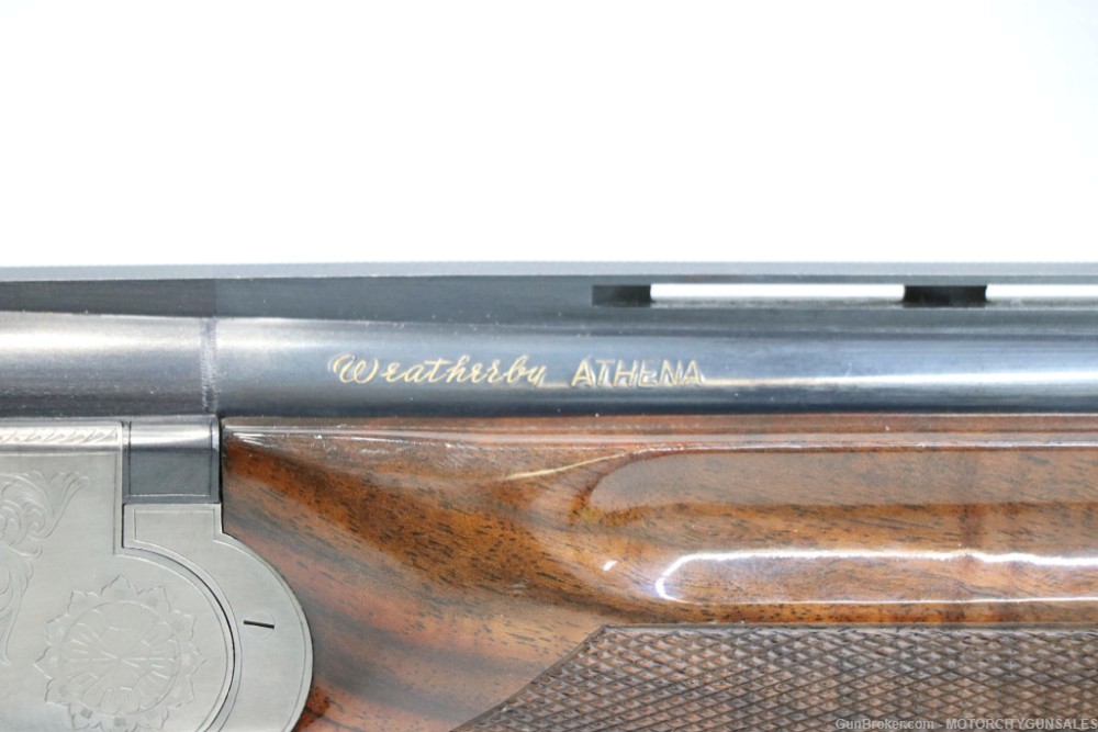 Weatherby Athena 12GA Over-Under Shotgun 26" (Engraved Sideplates)-img-11