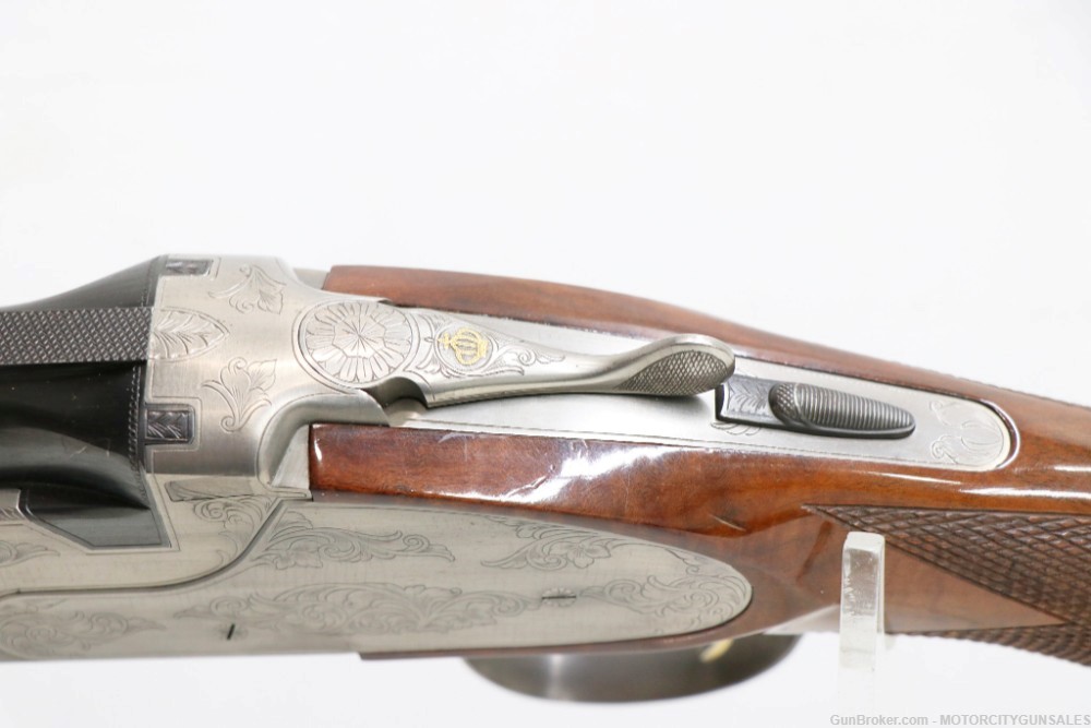 Weatherby Athena 12GA Over-Under Shotgun 26" (Engraved Sideplates)-img-7