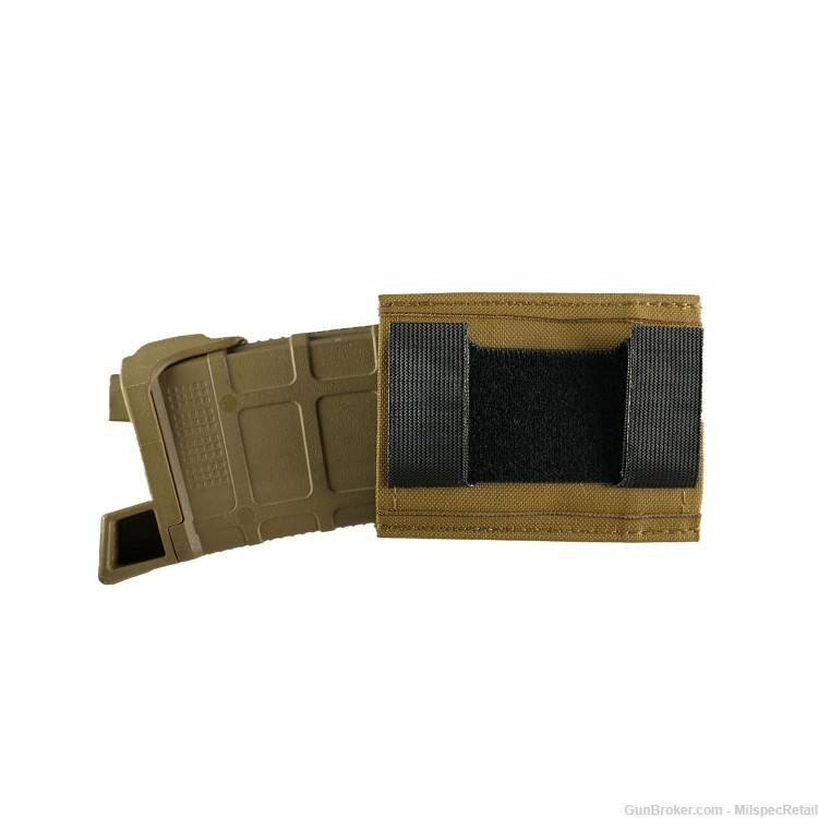 Esstac HORIZONTAL Single 5.56 Midlength KYWI Magazine Pouch - Coyote Brown-img-1