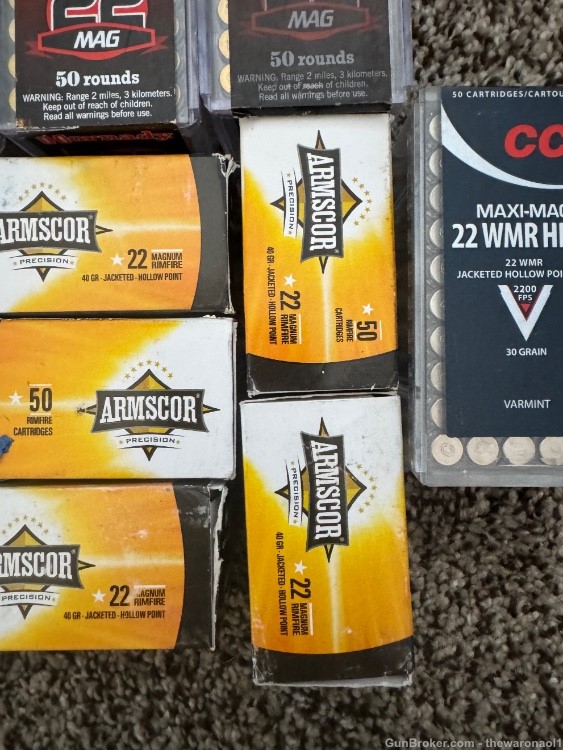 .22 Magnum ammo mixed 1250rds rounds -img-4