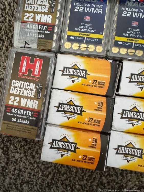 .22 Magnum ammo mixed 1250rds rounds -img-3