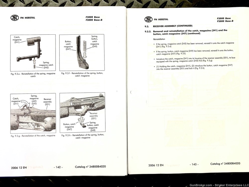 FN F2000 / FS2000 Armorer's Manual - NOS - One To Offer-img-4
