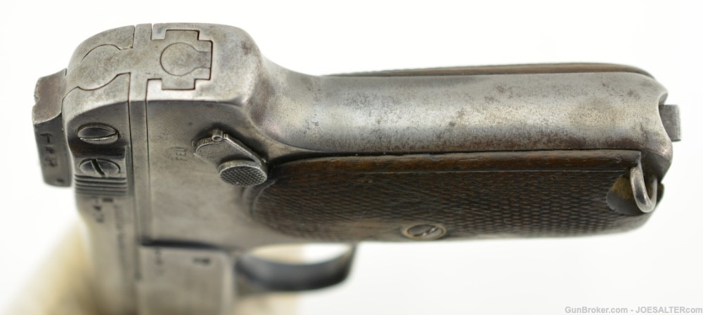 Scarce  Belgian Gendarmerie-Issued Browning Model 1900 Pistol by FN-img-8