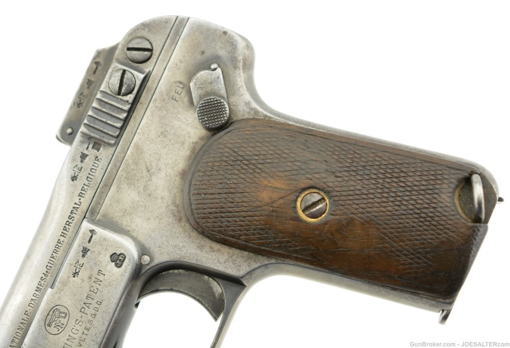 Scarce  Belgian Gendarmerie-Issued Browning Model 1900 Pistol by FN-img-4