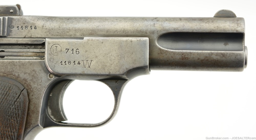Scarce  Belgian Gendarmerie-Issued Browning Model 1900 Pistol by FN-img-3