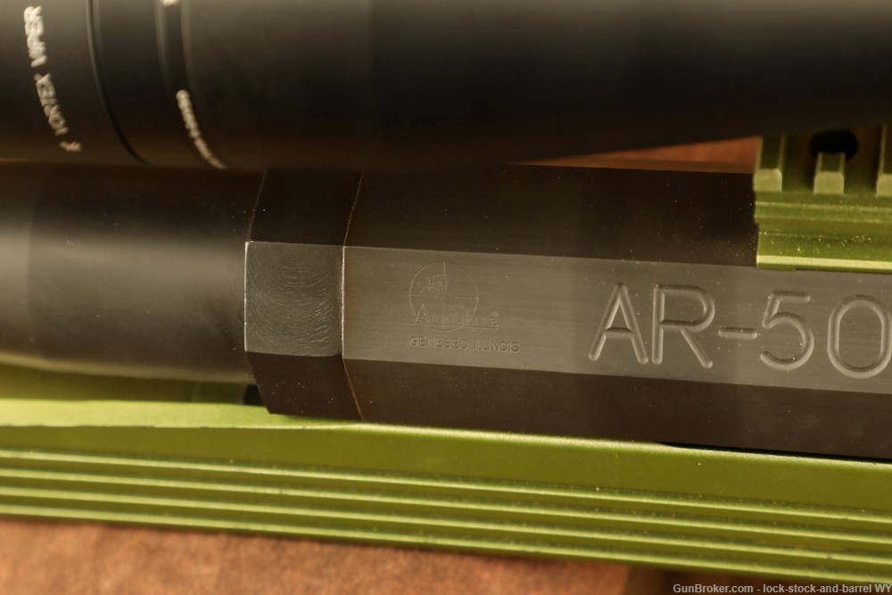Armalite AR-50 .50 BMG 32” Single Shot Bolt Action Rifle W/ Vortex Scope-img-48