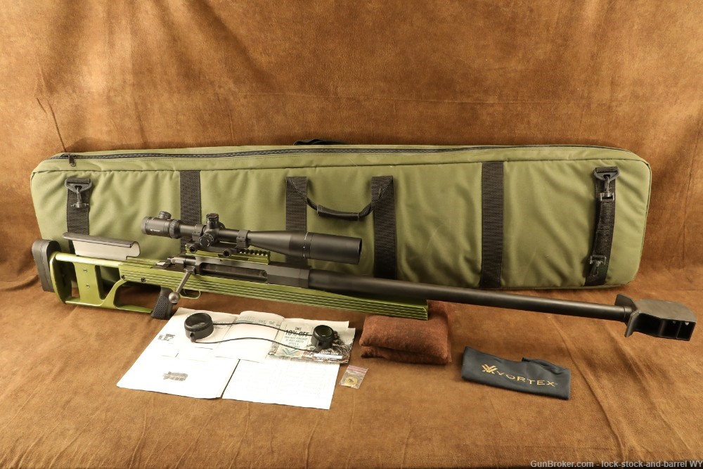 Armalite AR-50 .50 BMG 32” Single Shot Bolt Action Rifle W/ Vortex Scope-img-3