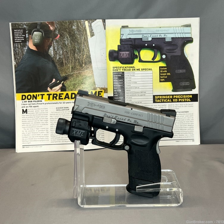 Springfield XD-40 SUB-COMPACT Don’t Tread On Me Special & XD-9 Mod. 2 9mm-img-6