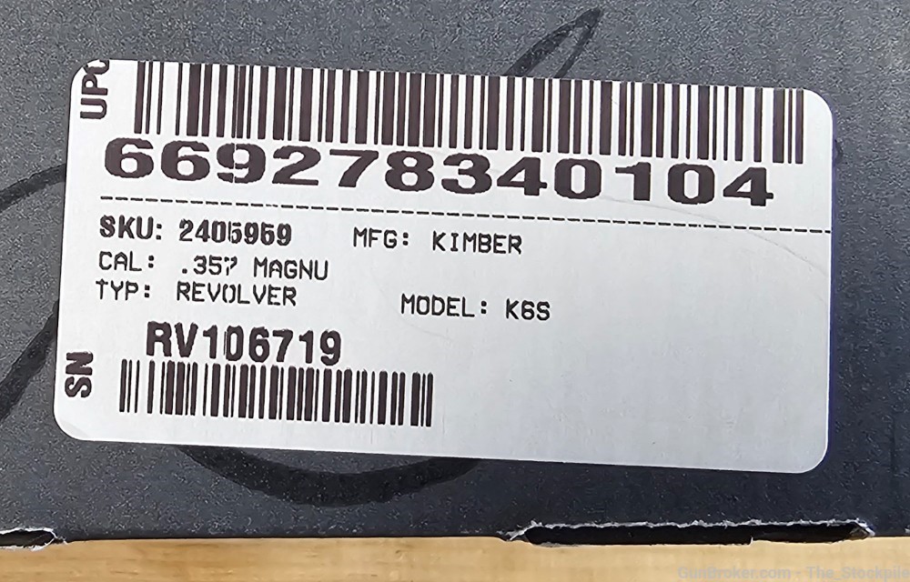 Kimber K6S .357 Magnum Stainless 2.5" Black Rubber SKU 2406969 w/ Box Case -img-8