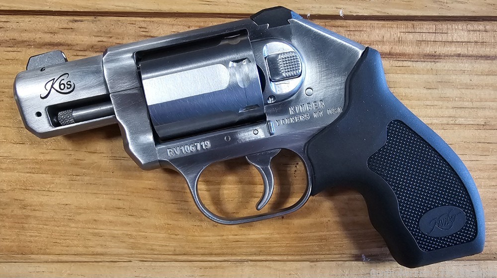 Kimber K6S .357 Magnum Stainless 2.5" Black Rubber SKU 2406969 w/ Box Case -img-1