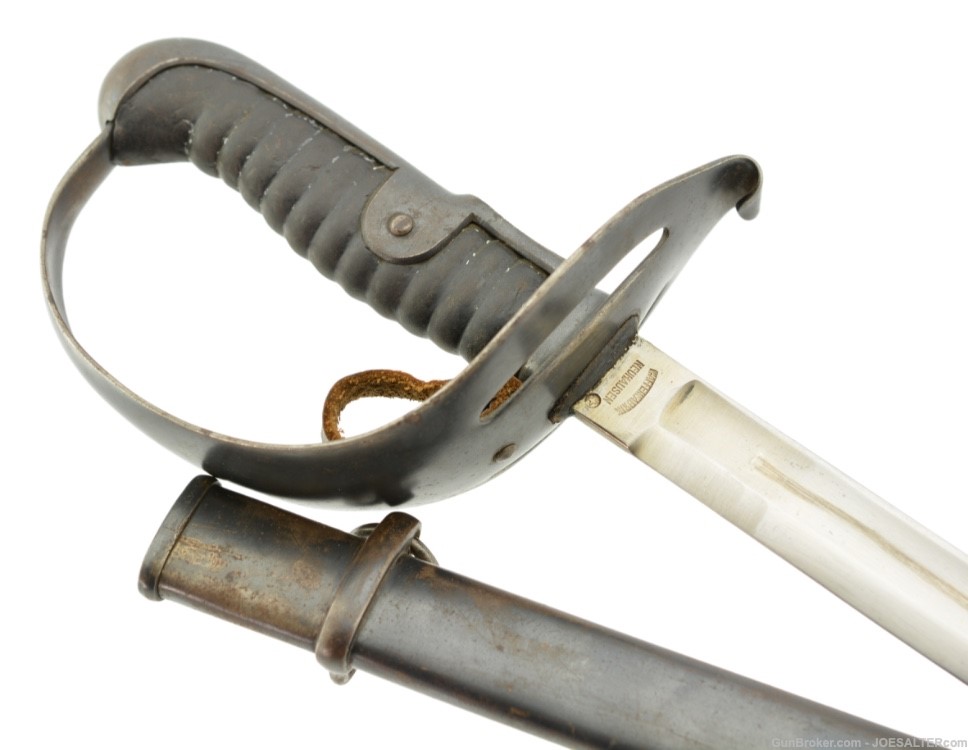 Swiss M1896 Enlisted Cavalry Saber 1914 Dated-img-0