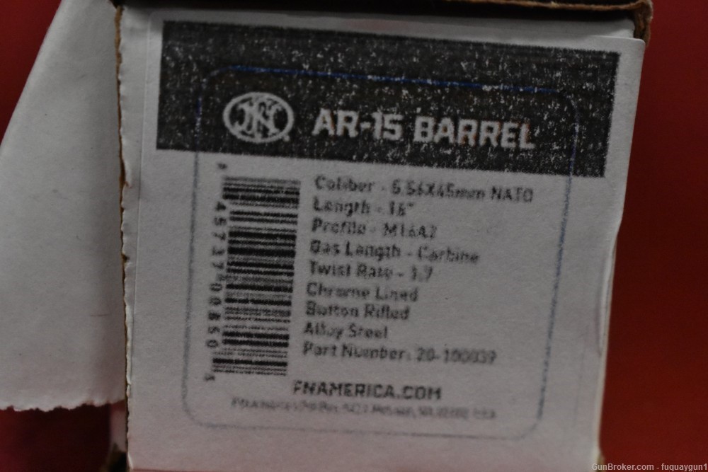FN AR15 Barrel 5.56 16" M16A2 AR-15 20-100039 Barrel-img-6
