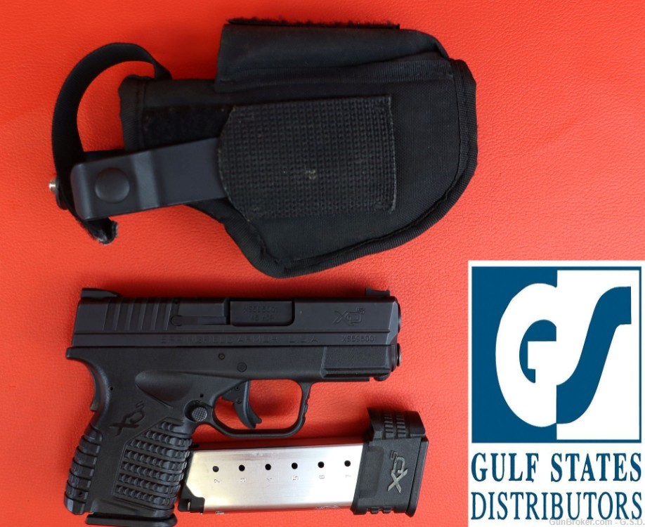 Springfield Armory XDs .45ACP w/Holster- GOOD COND!-img-0