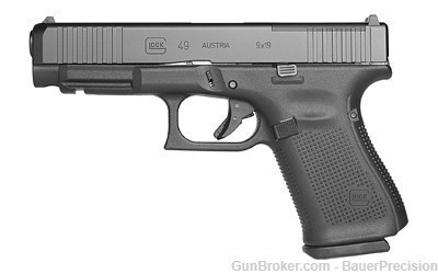 NEW Glock 49 MOS 9mm Pistol (17 Slide on 19 Frame) 15Rd PA495S203MOS*-img-1