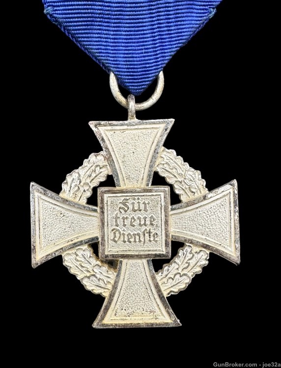 WW2 German Faithful 25 Year Service Cross Hindenburg WW1 badge  WWII medal -img-4