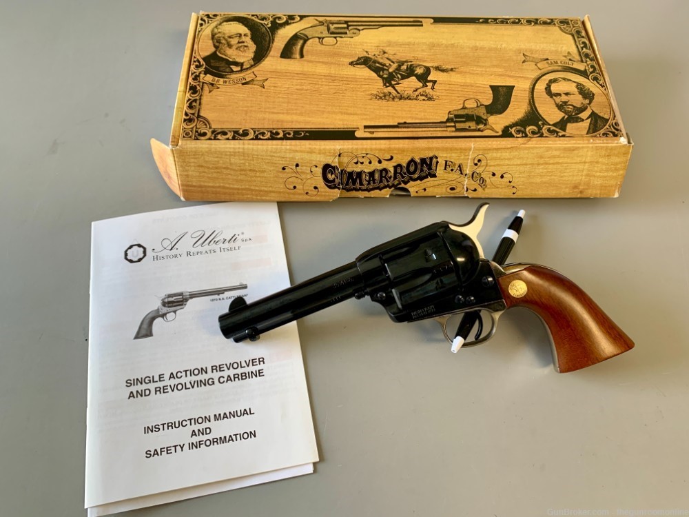 Cimarron A. Uberti Pistoleer 357 Magnum 4.75 Inch NEVER FIRED-img-0