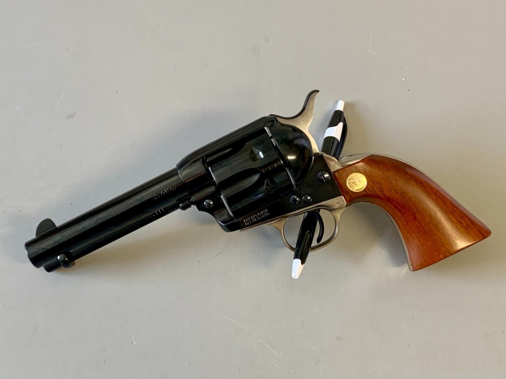Cimarron A. Uberti Pistoleer 357 Magnum 4.75 Inch NEVER FIRED-img-1