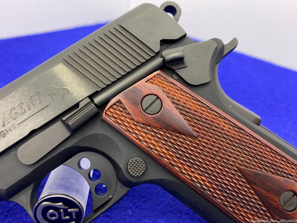 2011 Colt New Agent 9mm Blue 3" *100 YEARS OF SERVICE TRIBUTE TO THE 1911*-img-7