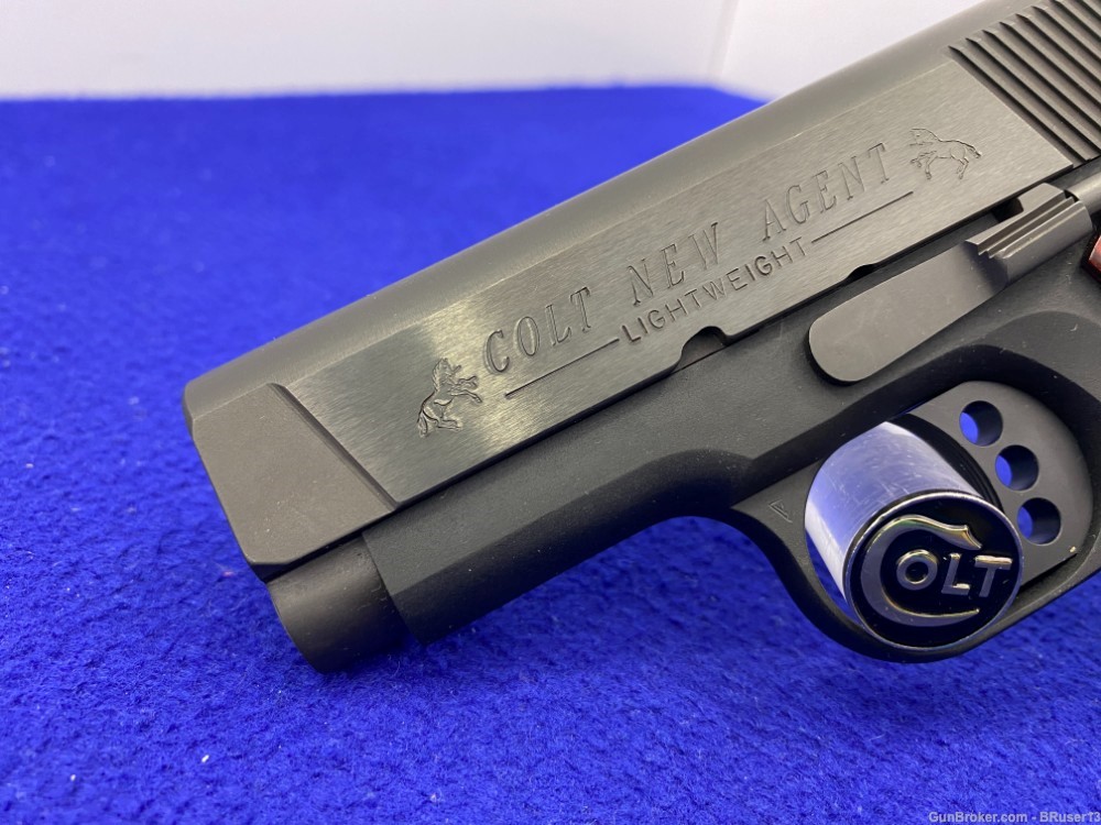 2011 Colt New Agent 9mm Blue 3" *100 YEARS OF SERVICE TRIBUTE TO THE 1911*-img-14