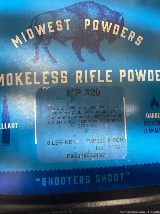 Midwest Powders 8lbs  MP320 LIL GUN equivalent fresh!!-img-3