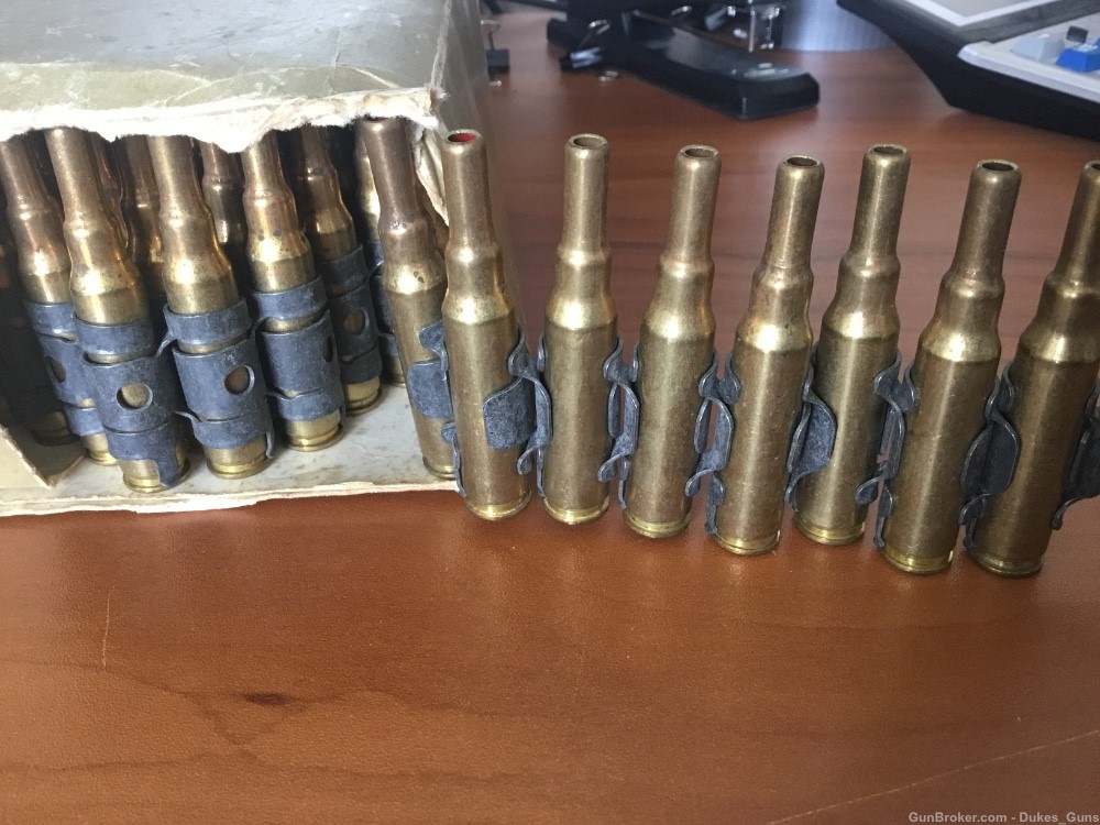 5.56x54 - 100 rounds of Lake City Blanks belted machine gun rounds-img-0