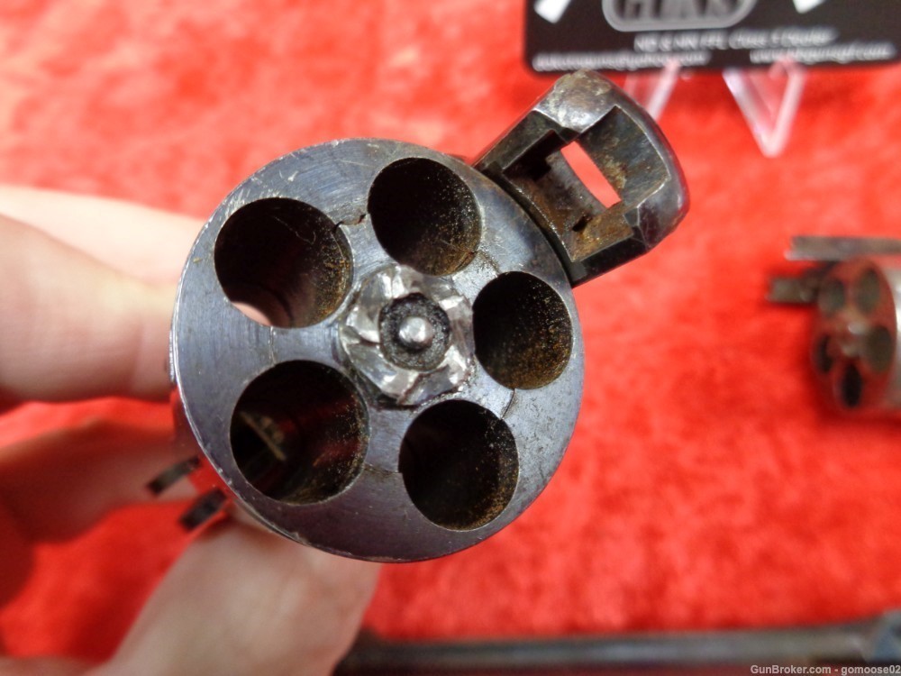 3 Hopkins Allen Top Break Revolver Barrel Cylinder Safety Police Auto Eject-img-11