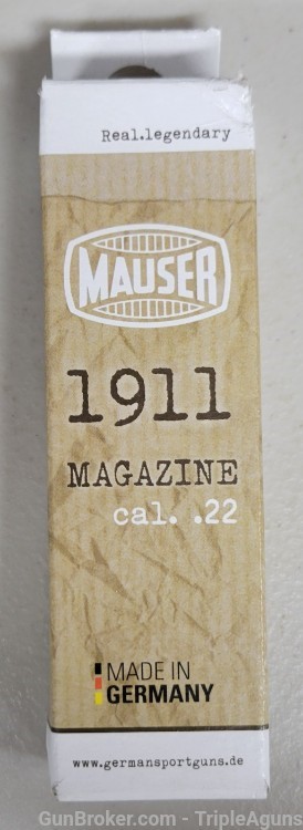 Blue Line Mauser 1911 22lr 10rd factory magazine-img-0