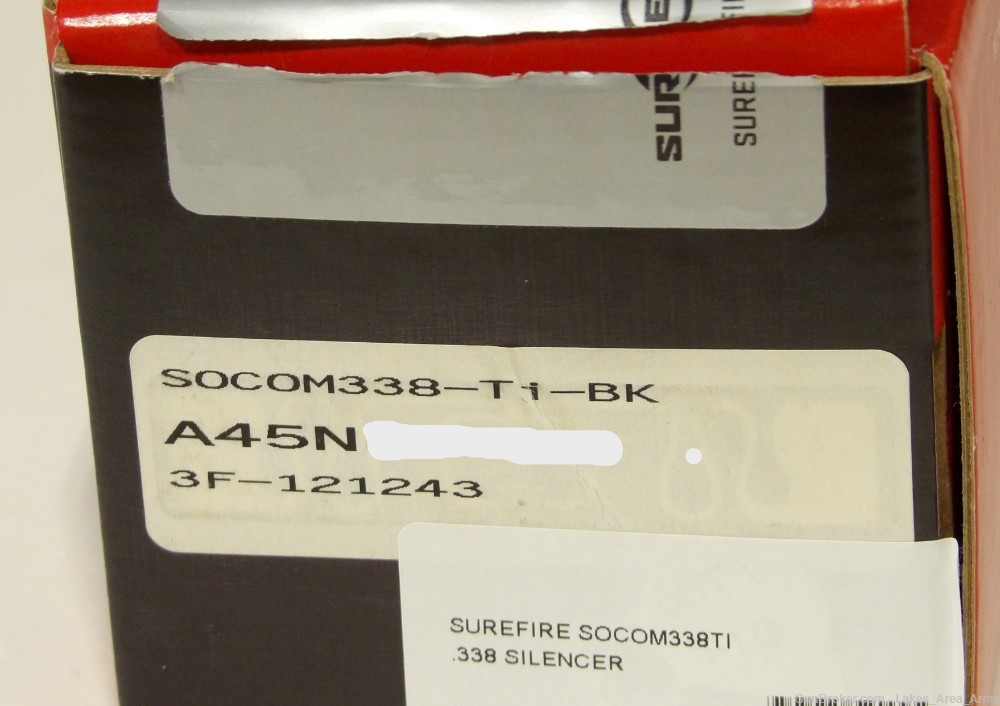 Surefire SOCOM338-Ti Socom .338 Suppressor Black NEW-img-2