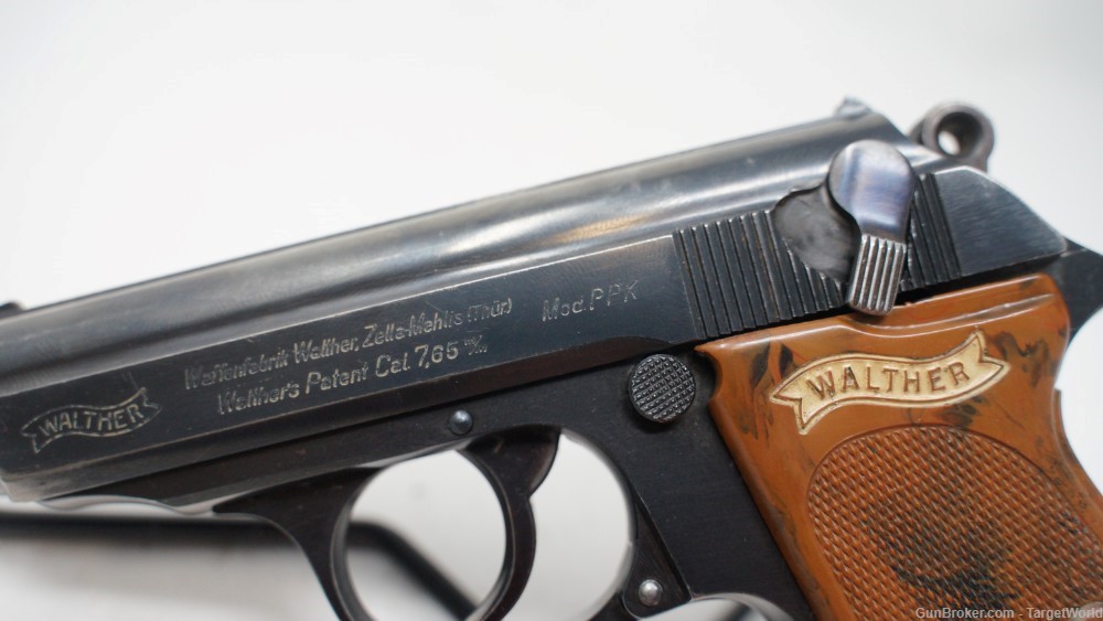 WALTHER PPK .32 ACP 1940 MANUFACTURE BROWN GRIPS (19696)-img-9