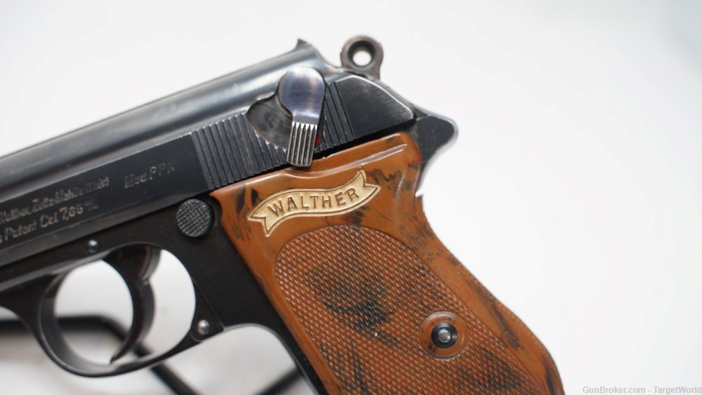 WALTHER PPK .32 ACP 1940 MANUFACTURE BROWN GRIPS (19696)-img-8