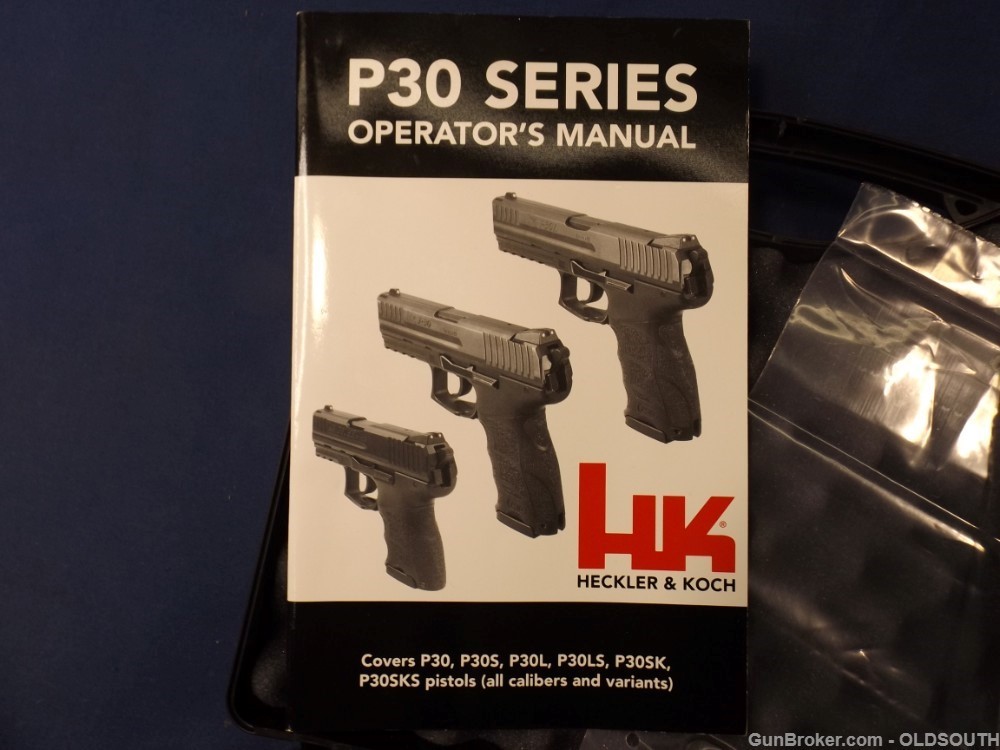 Heckler & Koch P30SK-V3 DA/SA, NS 9MM Semi-Auto Pistol 4 Mags, Papers & Box-img-20