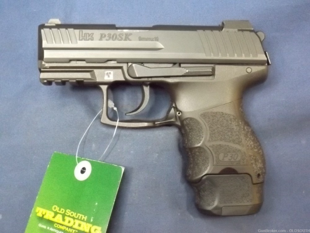 Heckler & Koch P30SK-V3 DA/SA, NS 9MM Semi-Auto Pistol 4 Mags, Papers & Box-img-2