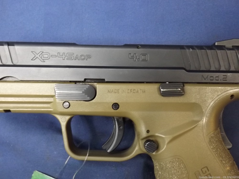 Springfield XD-45 4.0 Mod.2, FDE, 13 RD. Semi-Auto Pistol + Box & 2 Mags-img-5