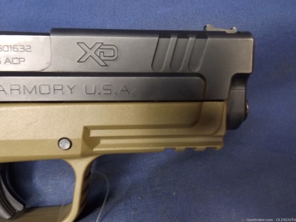 Springfield XD-45 4.0 Mod.2, FDE, 13 RD. Semi-Auto Pistol + Box & 2 Mags-img-4