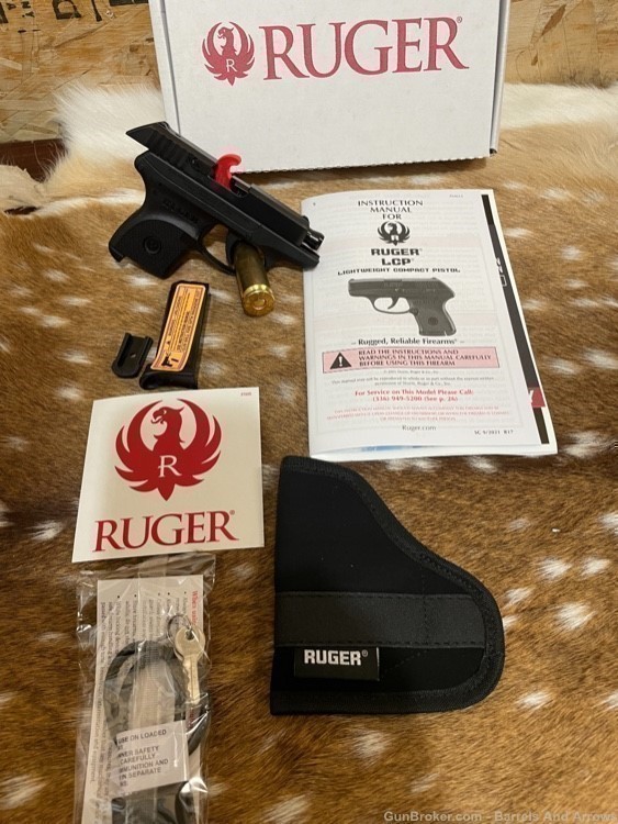 Ruger LCP 380 ACP Factory new with holster black -img-1
