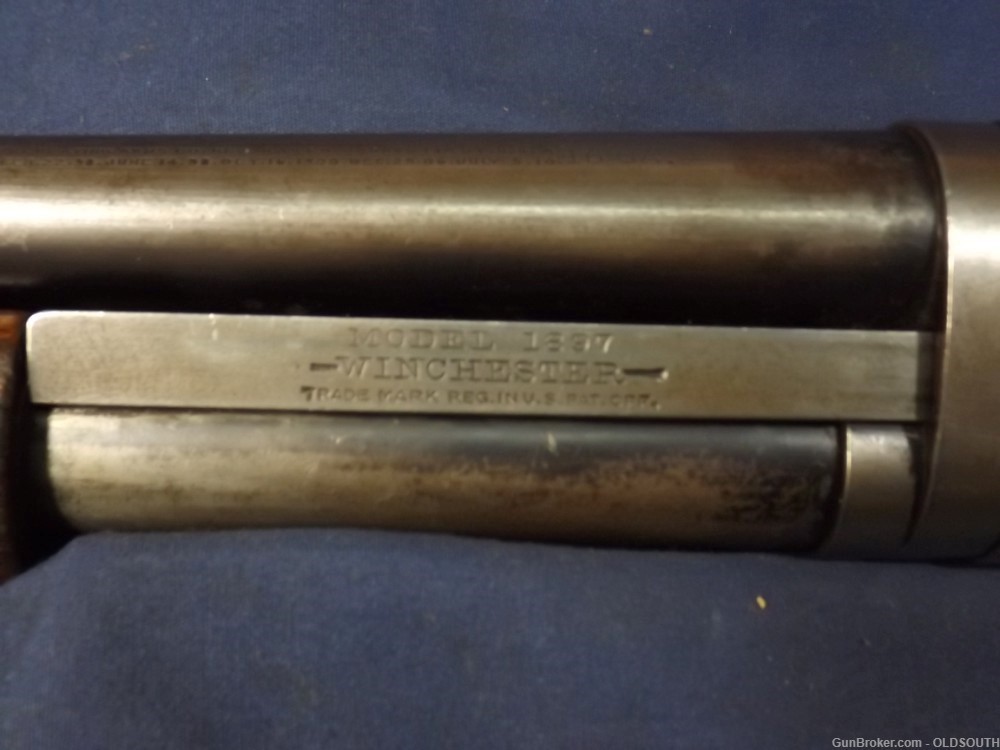 Winchester Mod 1897, 16 GA. Pump-Action Shotgun with 28" Full Choke Barrel-img-2