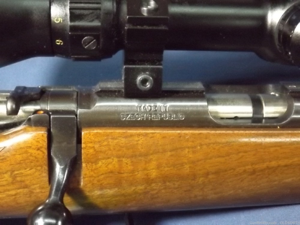 CZ-USA 452-2E American, 17 HMR Rifle w/BSA Catseye 3-10x44 Scope & Rings-img-3
