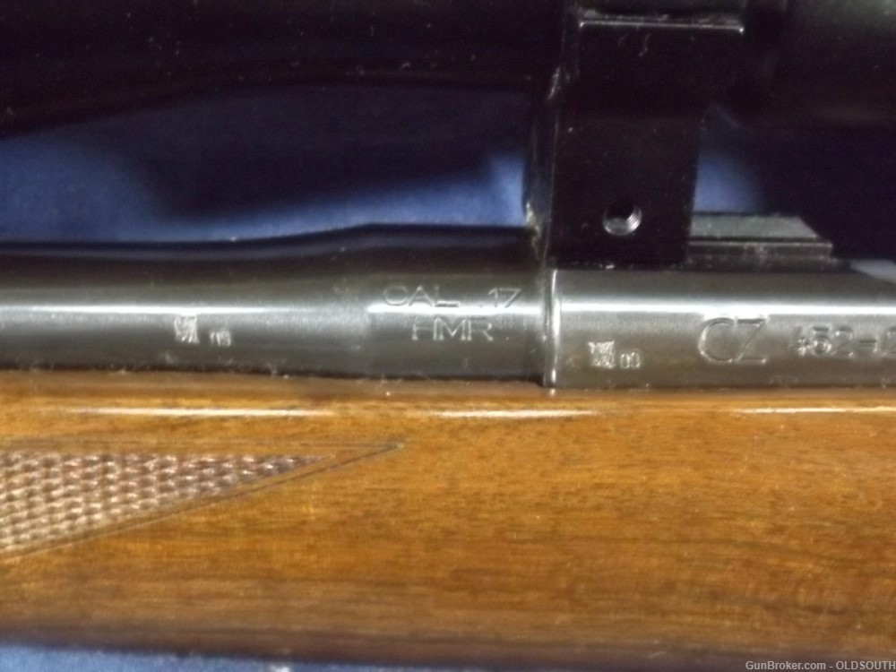 CZ-USA 452-2E American, 17 HMR Rifle w/BSA Catseye 3-10x44 Scope & Rings-img-7