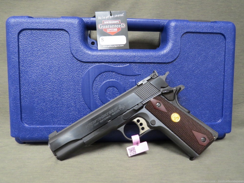 Colt Gold Cup National Match .45 acp Pistol Series 70 O5870A1-img-0