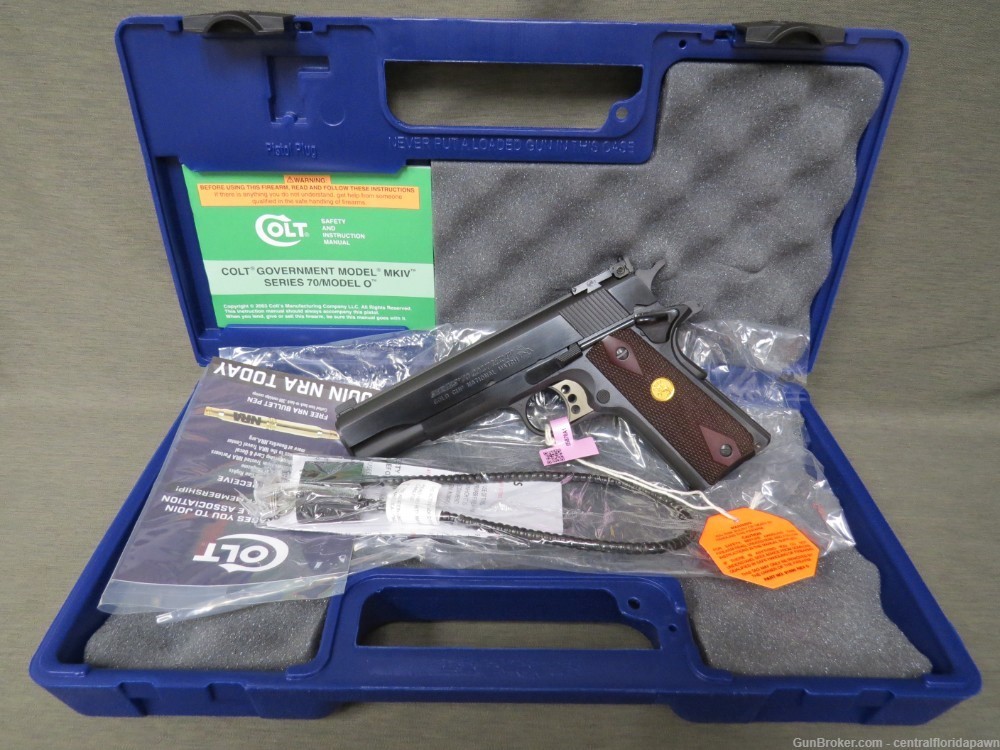 Colt Gold Cup National Match .45 acp Pistol Series 70 O5870A1-img-10