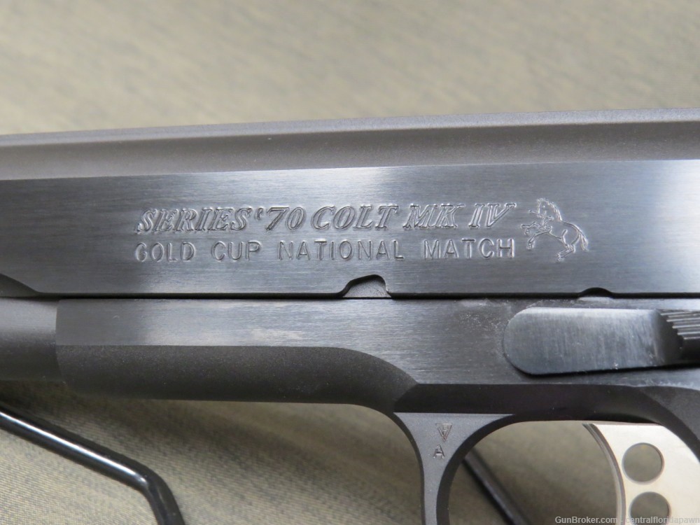Colt Gold Cup National Match .45 acp Pistol Series 70 O5870A1-img-4
